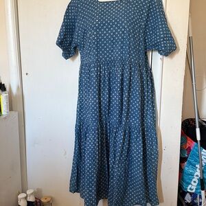 CHRISTY DAWN Honoring Mother Earth Theo Petunia Dot Dress Size XL